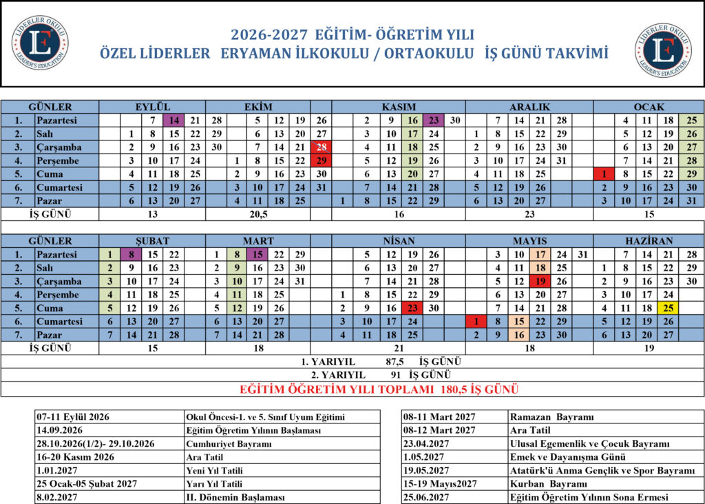 2026-2027-MEB-ÇALIŞMA-TAKVİMİ